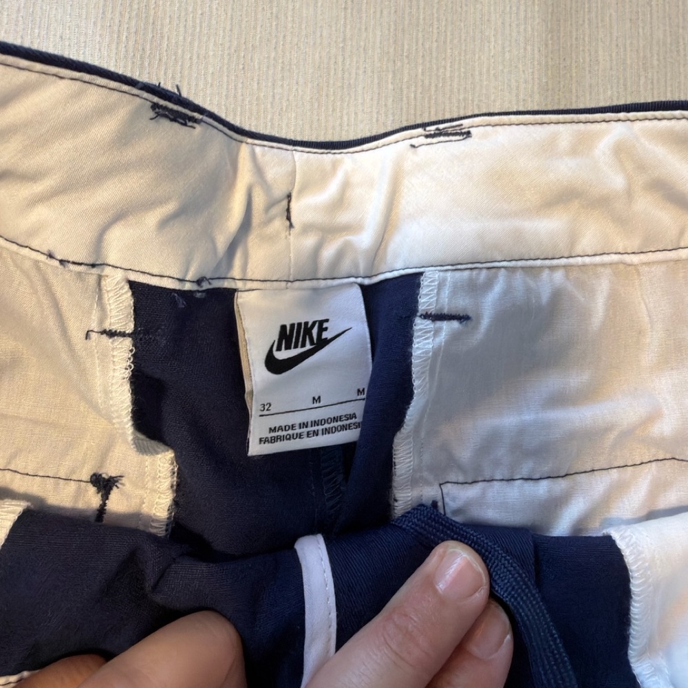 Nike Midnight Blue and Ivory Shorts